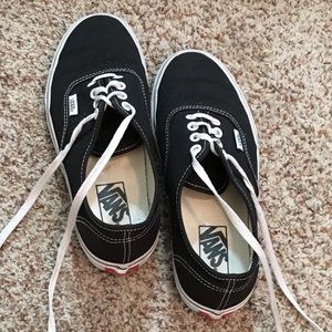Classic Black Vans!